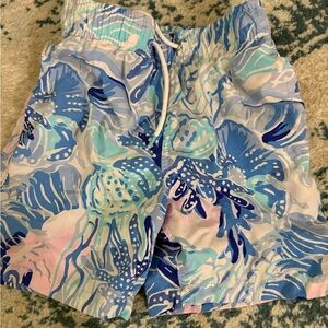 Lily Pulitzer boys size 4/5 swim trunks
